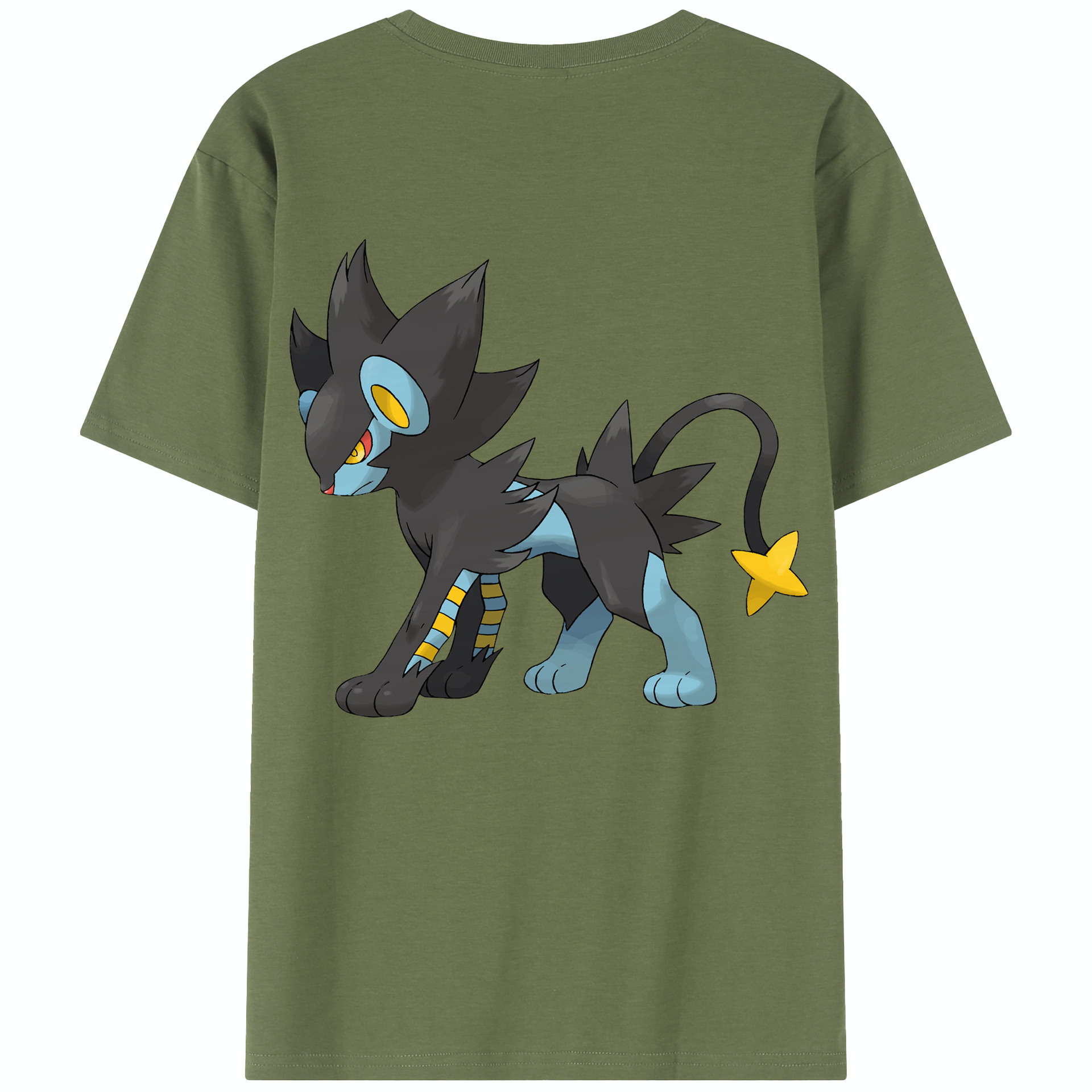 （画像用） ポケットモンスター Pokémon 綿100％半袖Tシャツ（背面プリント）
